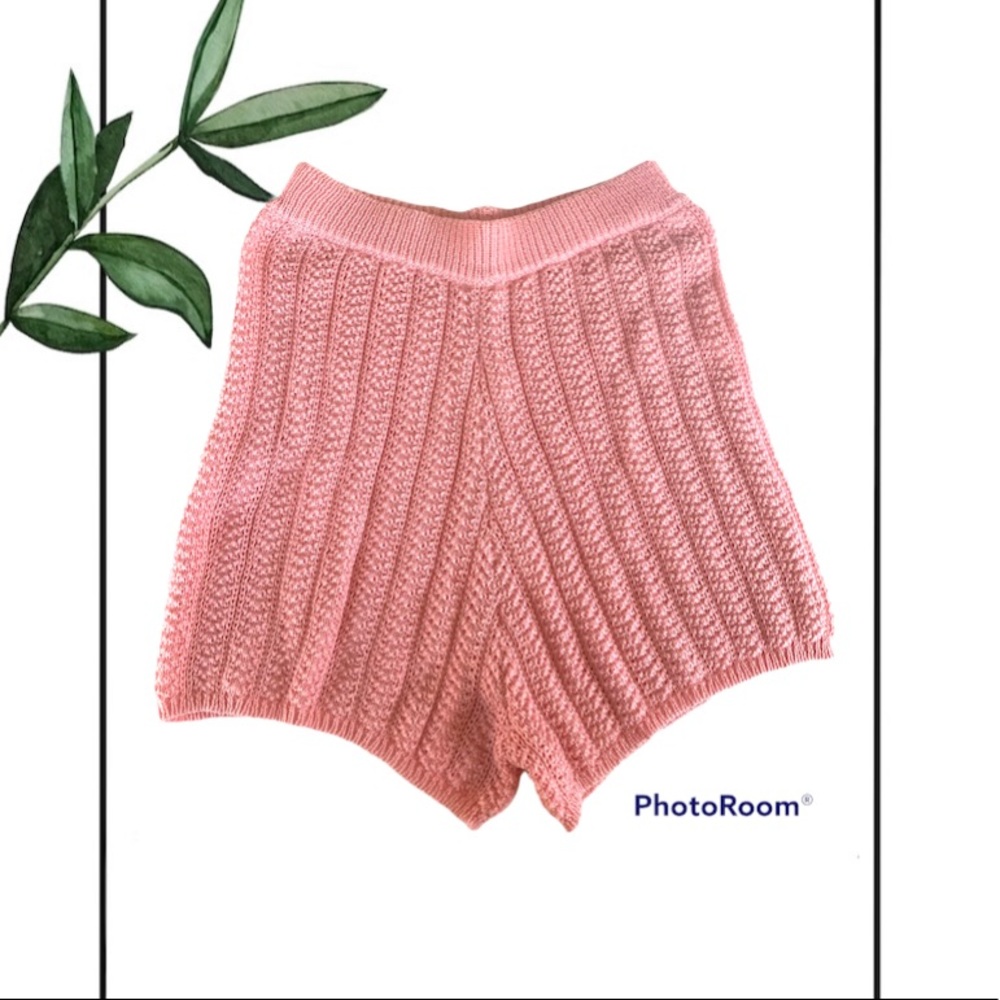 Over Kleshas Pink Knit Women’s Shorts
